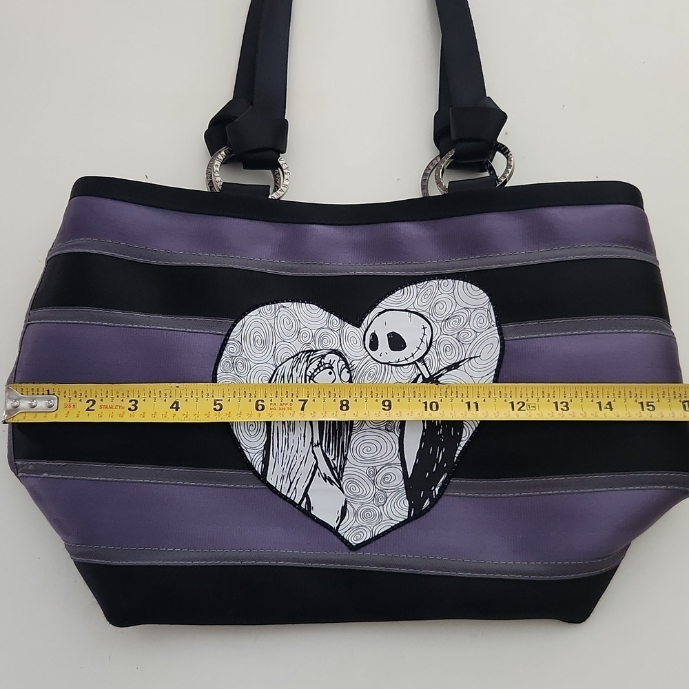 Harveys Disney Couture The Nightmare Before Christmas Carriage Ring Tote - Picture 10 of 14